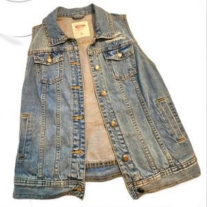 Preloved Mossimo Supply Co. Jean vest, Medium